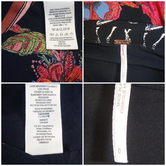 Free People Women's Boho Safari Long Skirt Size 0 - Picture 7 of 8